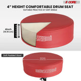 5Core Drum Throne Padded Adjustable Guitar Stool Drummer Seat for Adults & Kids