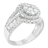 14k White Gold 2ct TDW Diamond Engagement Ring (H-I,SI2-I1)