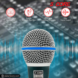 5Core XLR Microphone Dynamic Mic Karaoke Singing Studio Microfono Handheld Mics