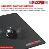 5Core Large Gaming Mouse Pad Extended Mouse Mat with Stitched Edges Durable Non-Slip Rubber Base