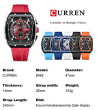 Above Brand Men's Luxury Square Quartz Watches